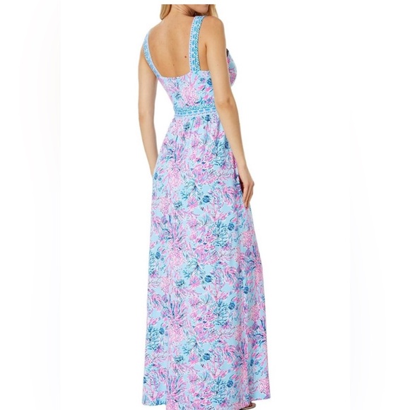 NWT Lilly Pulitzer Serena V-neck Maxi Dress - Picture 6 of 8